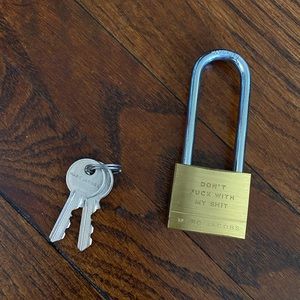 FINAL SALE! Rare Marc Jacobs lock and key